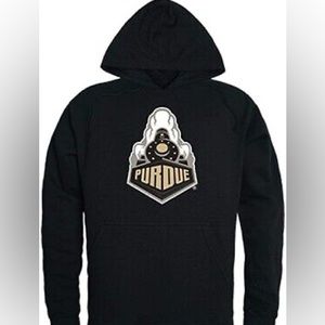 Purdue Black Logo Hoodie